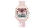 CAT Wrist Watch Quartz Movement Silicone Strap 47mm Black Dial Women"s Watch CAT F81P1P1 1G Black