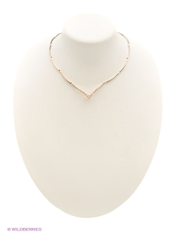 "Гайра" колье в золотом покрытии из коллекции "Constanta" от Jenavi с замком карабин