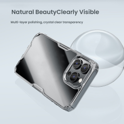 Усиленный прозрачный чехол от Nillkin для iPhone 16 Pro, серия Nature TPU Pro Case
