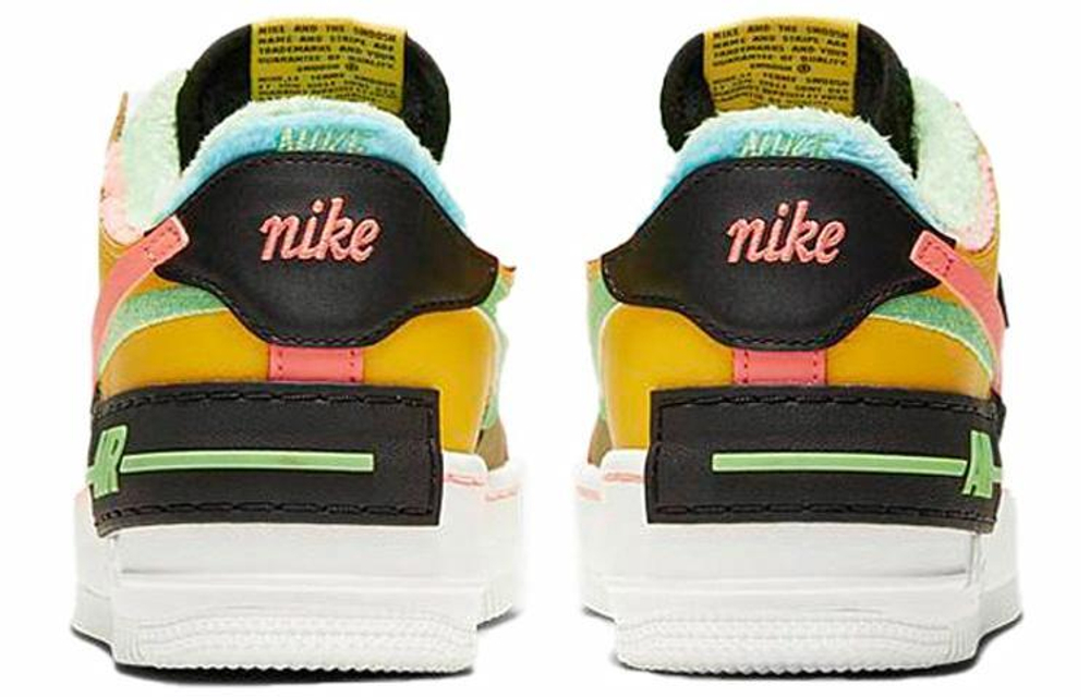 Кроссовки Nike Air Force 1 Low Shadow Se "Olive Flak" (Женская размерная сетка)
