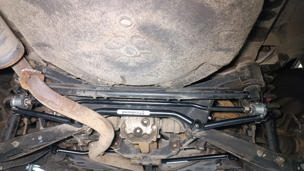 Усилитель заднего стабилизатора цельный с перемычкой Subaru Outback 4 (BR) и Subaru Forester 3 (SH) (ПОД ЗАКАЗ)