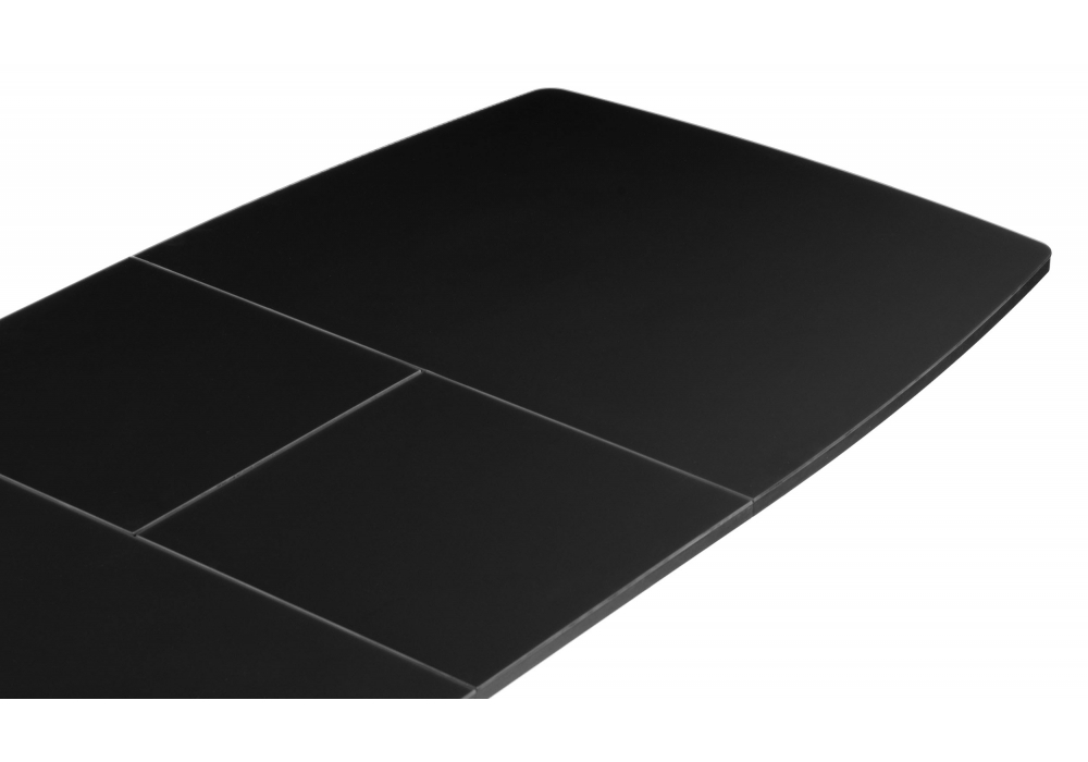 Стол стеклянный Woodville Палу 130(170)х80х76 черный