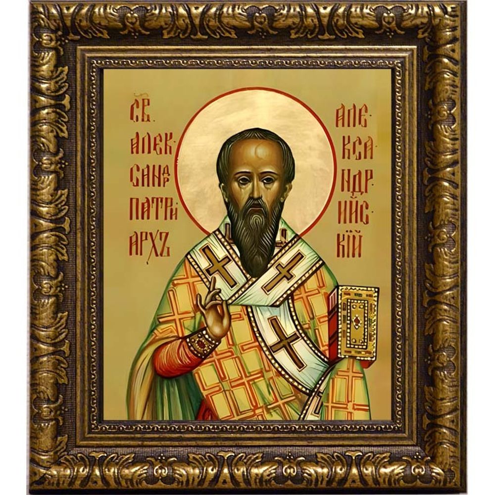Александр Александрийский святитель, патриарх. Икона на холсте.
