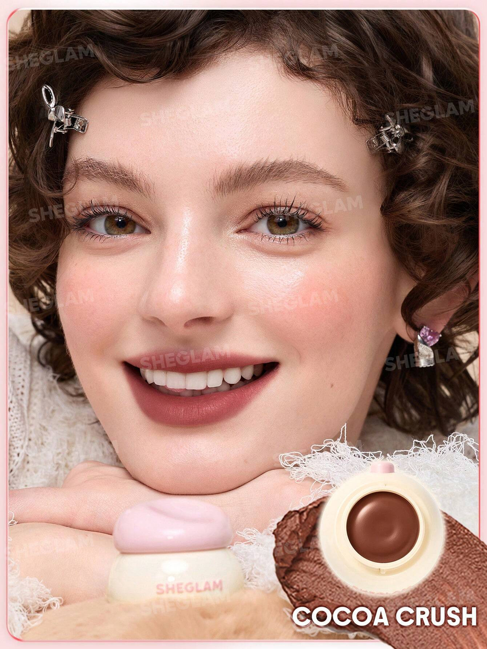 Бальзам оттеночный для губ Sheglam Bounce Putty Pocket Lip Pot Cocoa Crush