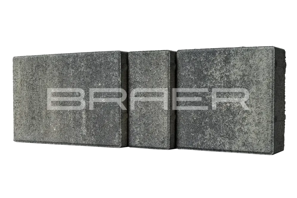 Тротуарная плитка Braer Старый город Ландхаус, Color Mix Вечер, 60 мм