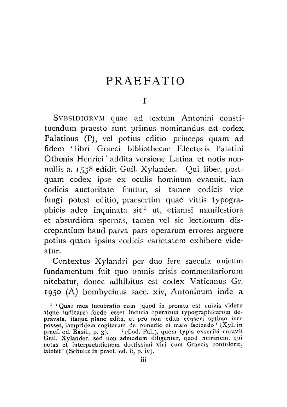 M. Antoninus imperator ad se ipsum; recognovit brevique adnotatione critica instruxit I.H. Leopold | Marcus Aurelius