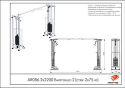 Биотонус-2 (стек 2х75кг)