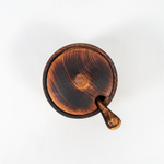 Деревянная сахарница из кедра с ложкой для меда, соли, специй