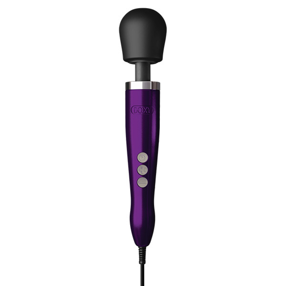 Фиолетовый вибратор-вонд 37см Doxy Die Cast Massage Wand Purple