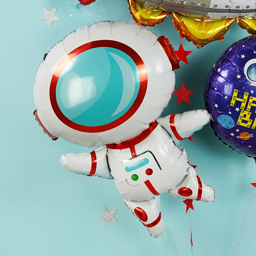 Шар (33''/84 см) Фигура, Космонавт, 1 шт.