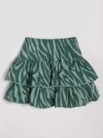 Летний костюм для девочки, юбка и футболка