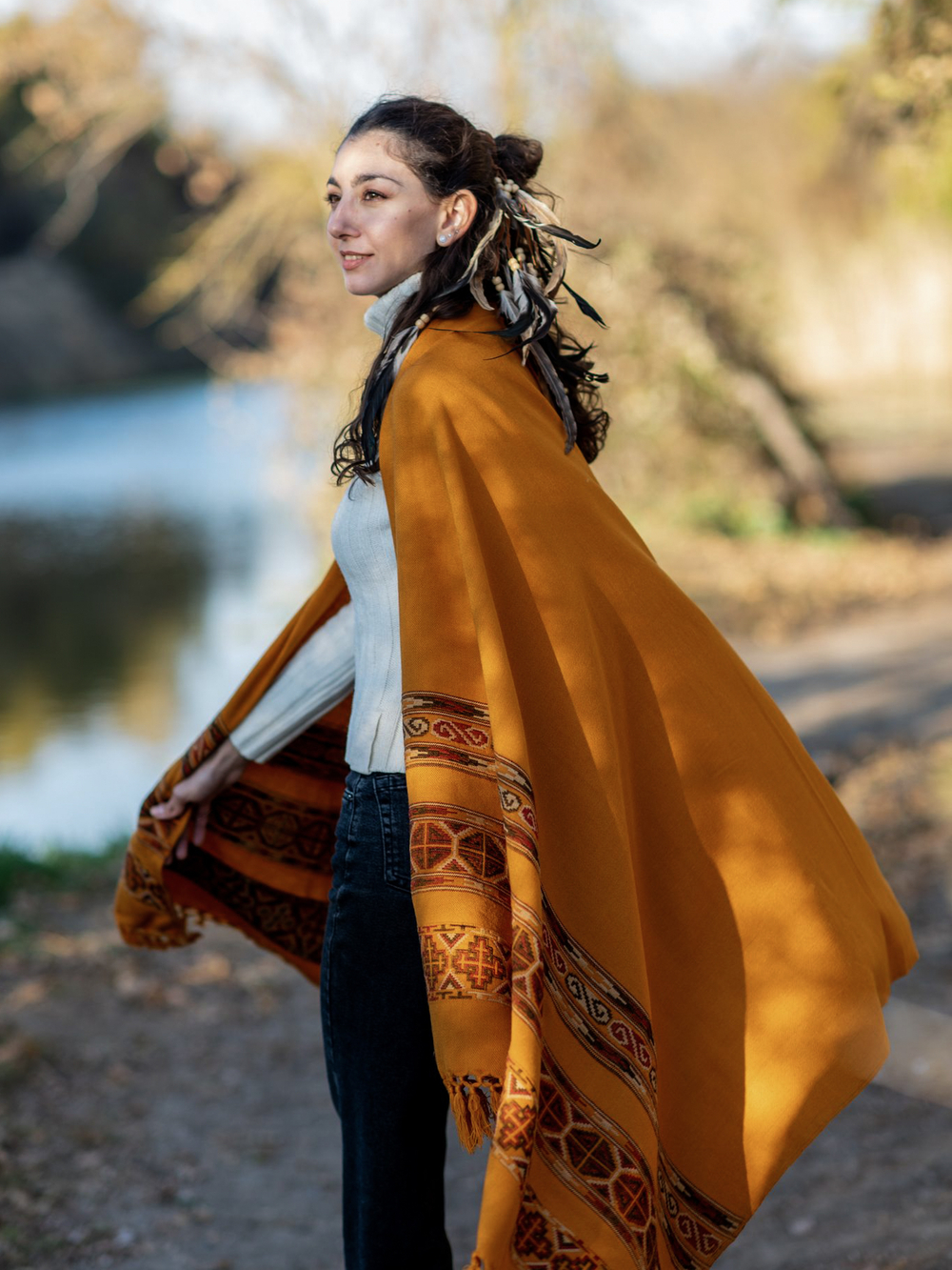 Шаль гималайская (куркума)