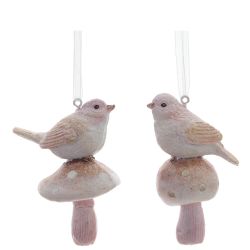 GAEM Изделие декоративное подвесное "Птичка", L5,5 W4,5 H7,5 см, 2в.