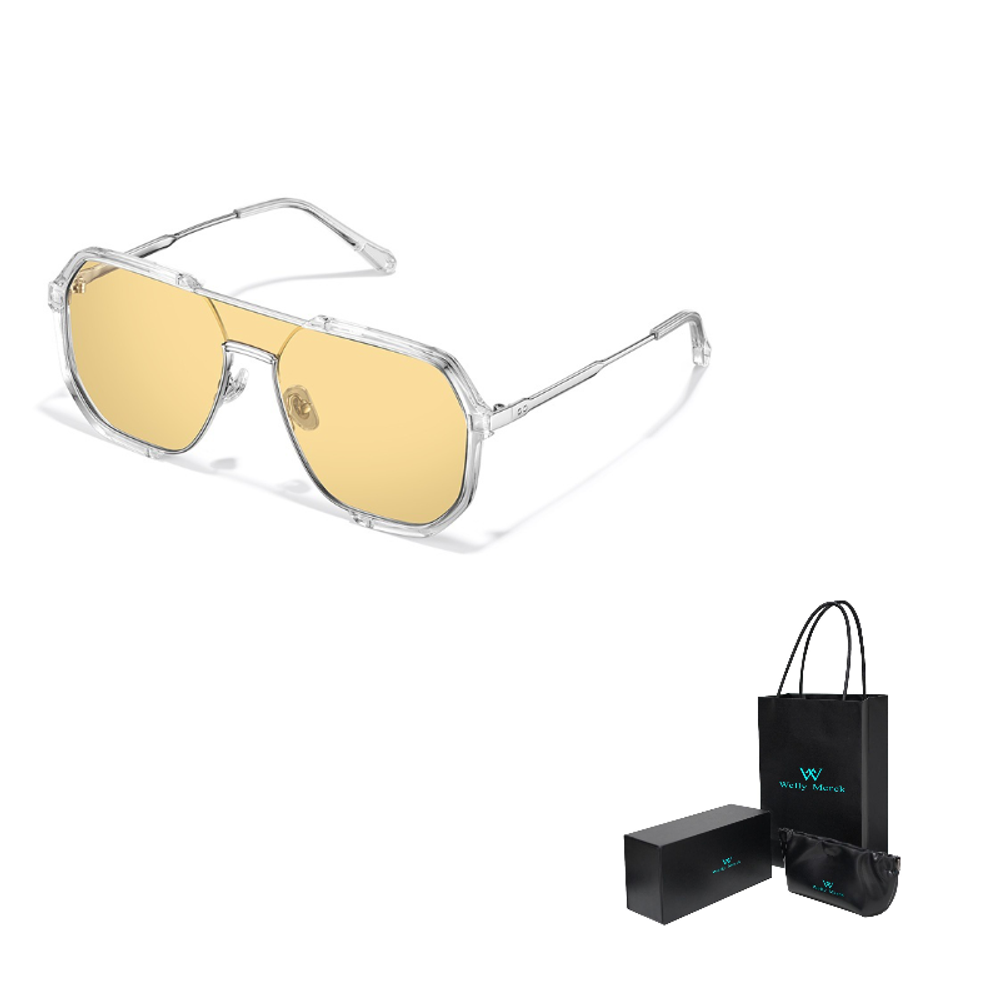 Welly Merck Irregular Shape Sunglasses Unisex