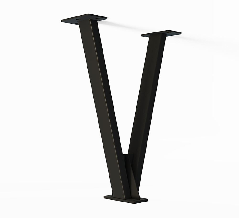 Потолочный кронштейн для монорельсы, H=600 мм