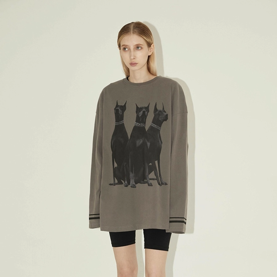 Лонгслив ER "Dobermans" Oversized Longsleeve