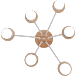 Люстра Rivoli   3186-306 6хGX53 15 Вт модерн