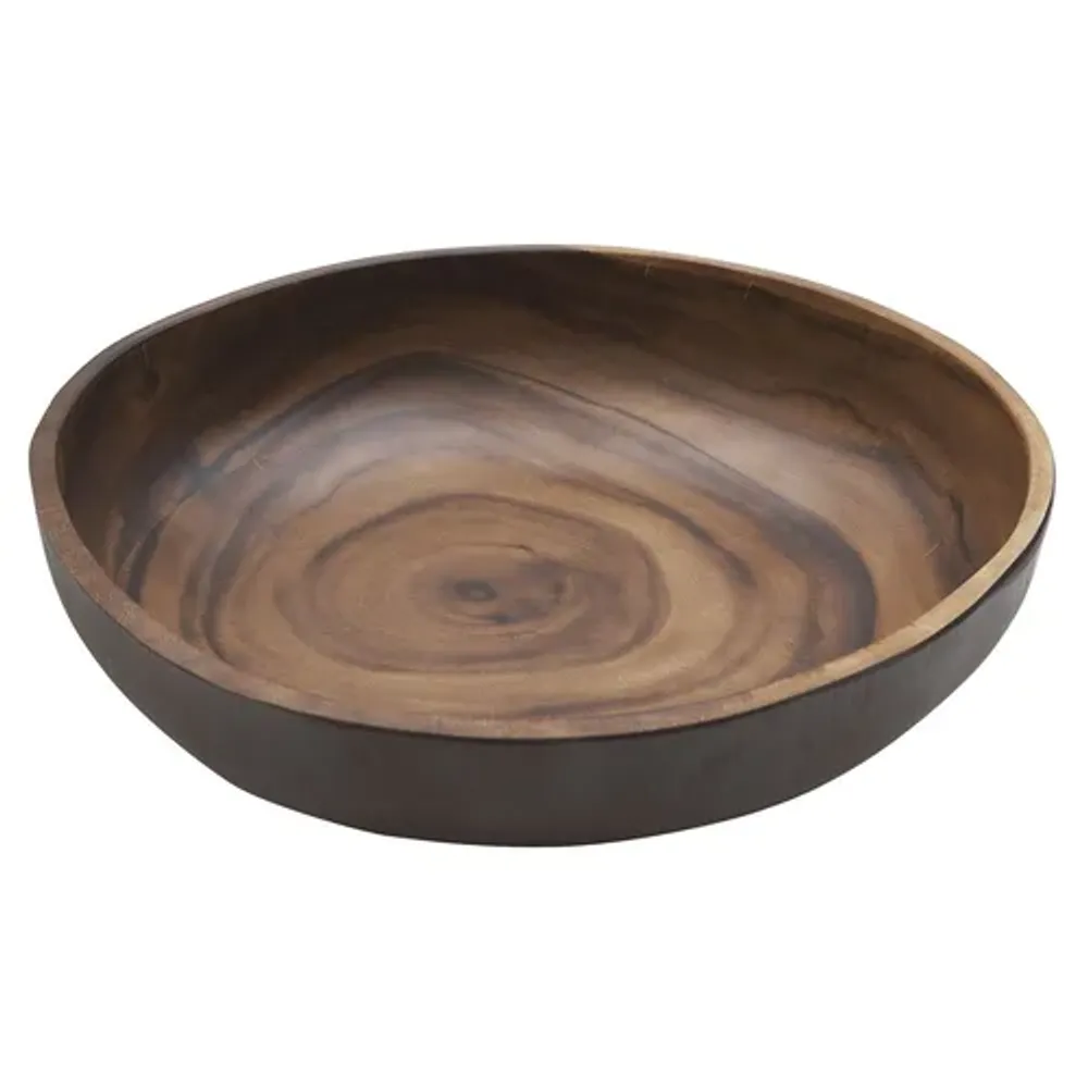 Салатник 3000 мл 32,5*8,5 см круглый African Wood 2 пластик меламин P.L. Proff Cuisine