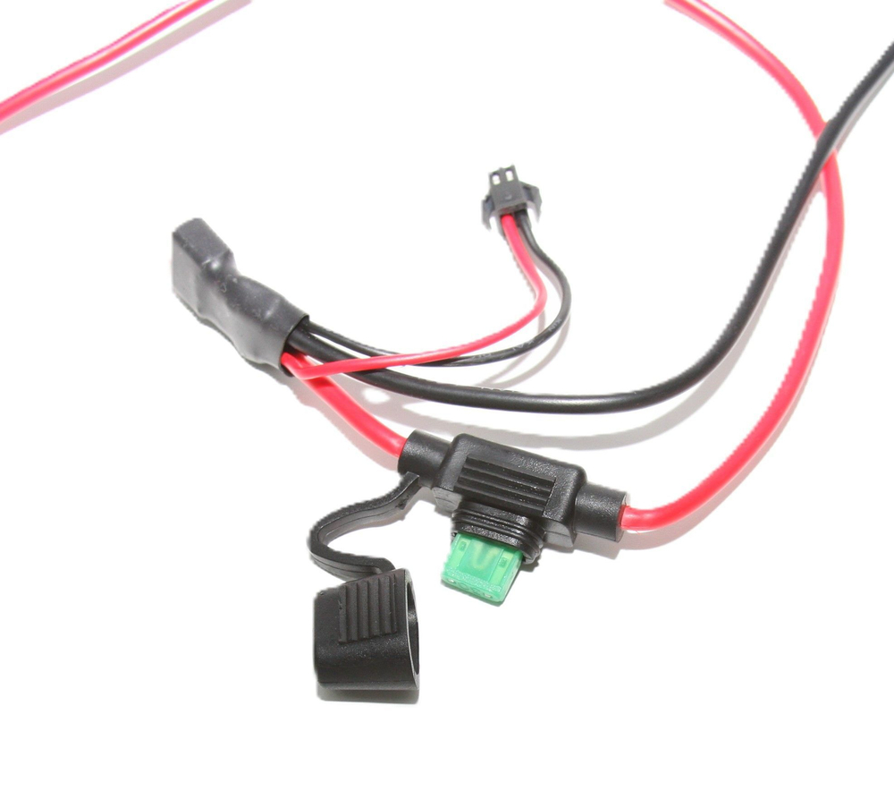 Провод кабель разъем аккумулятора с предохранителем для электровелосипеда