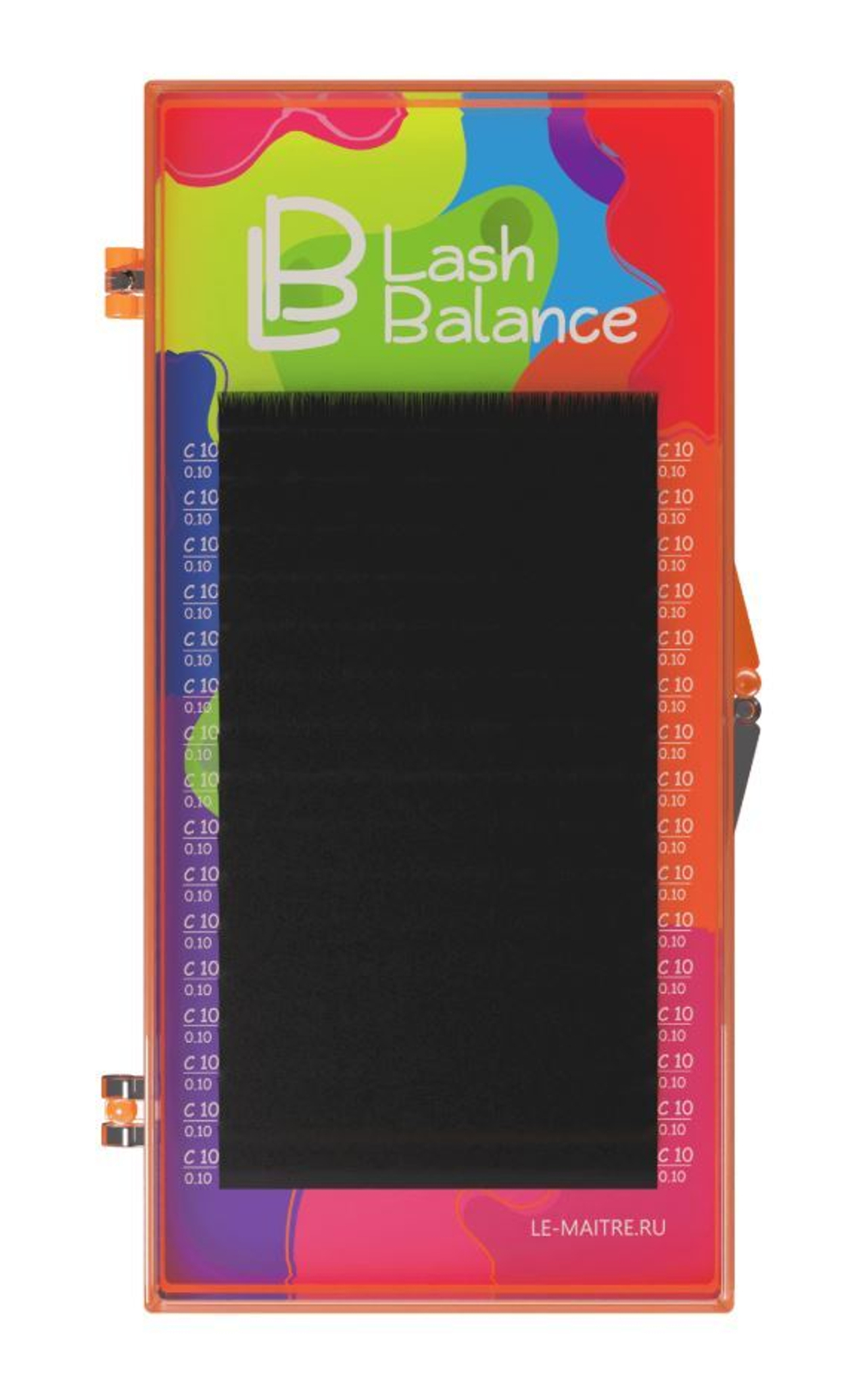 Ресницы черные Le Maitre "Lash Balance" 16 линий МИКС, C 0.07 6-13 мм