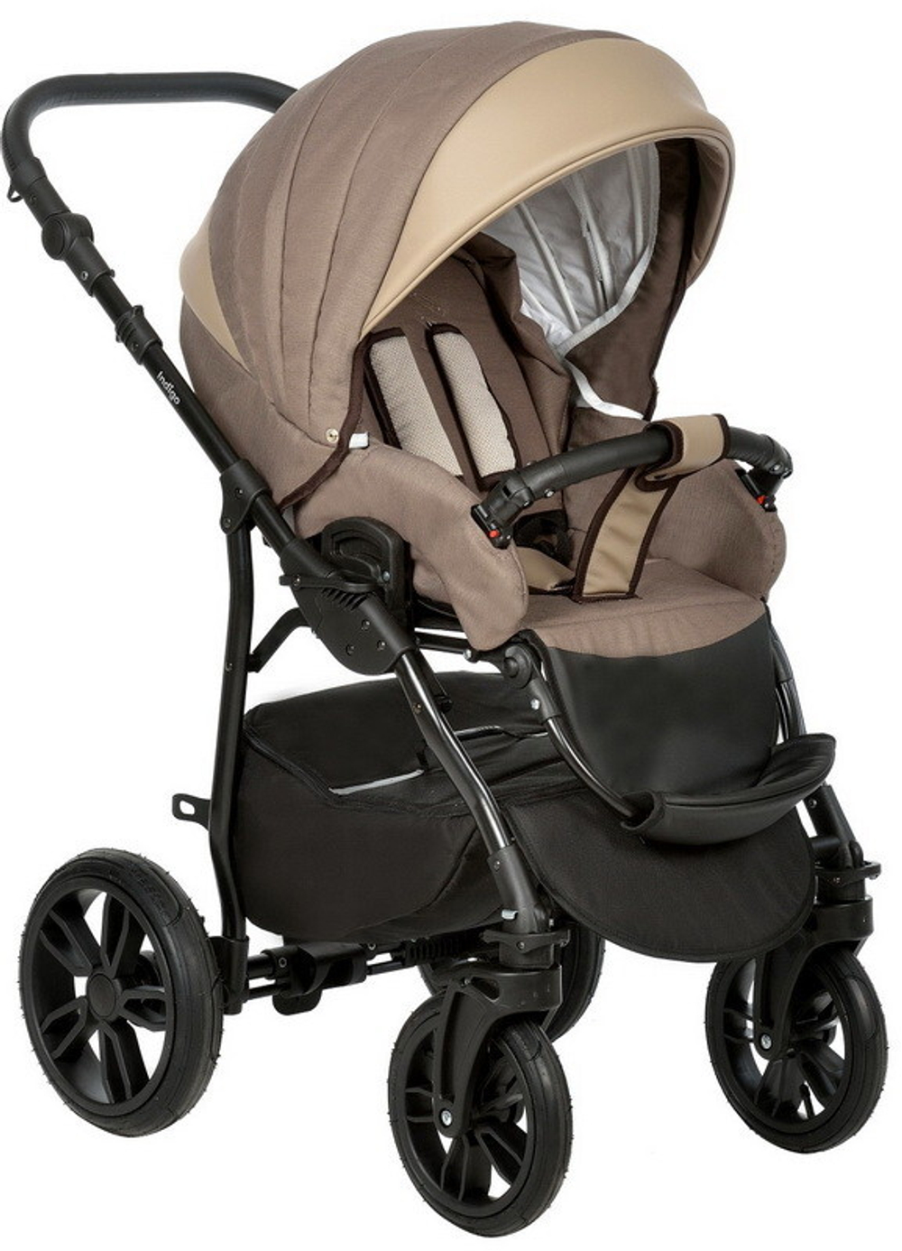 Детская коляска Indigo Indigo New 2 в 1 In05 коричневый