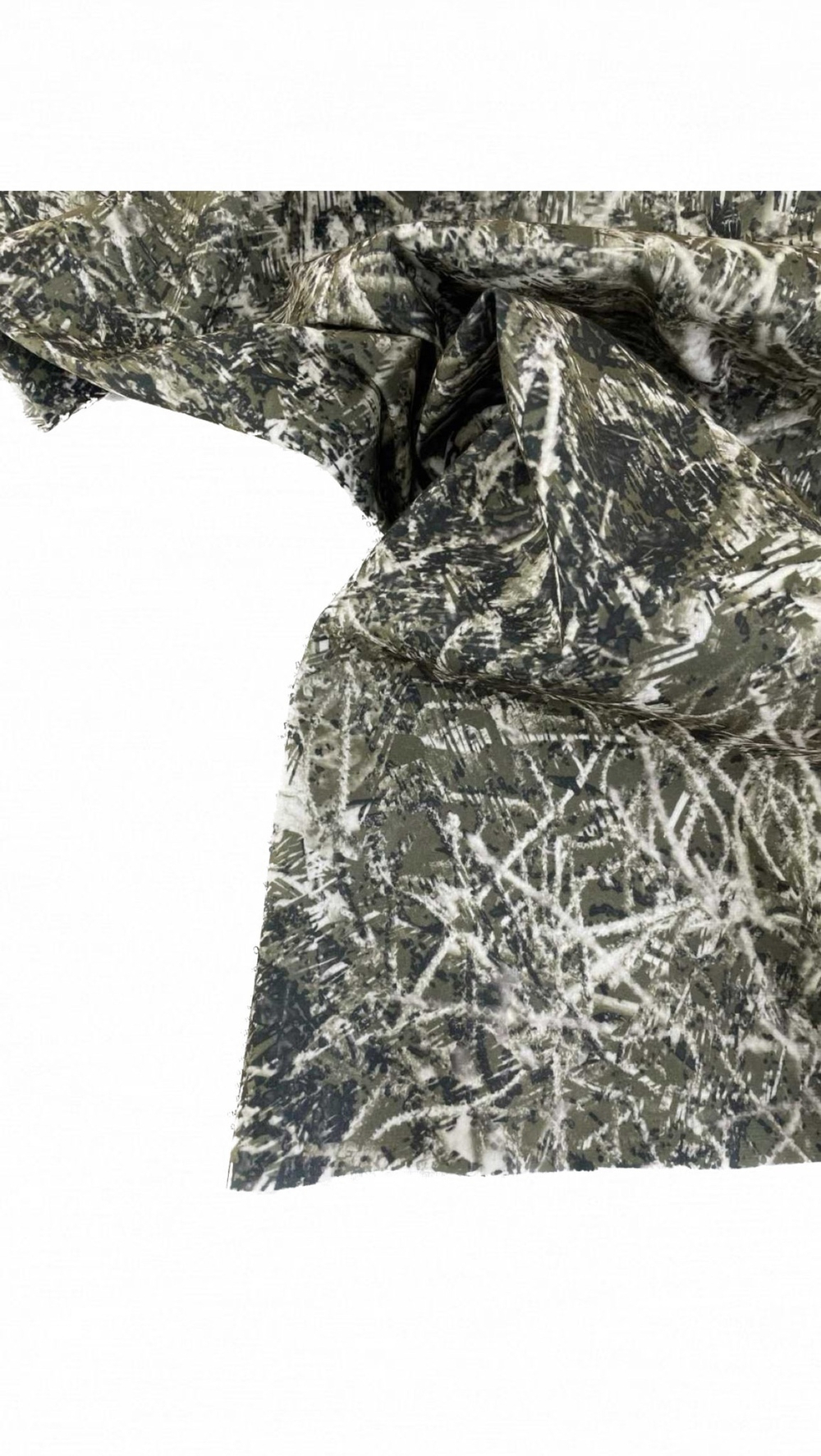 Курточная АЛОВА (принт). Ветви (на мембране), 0,85м