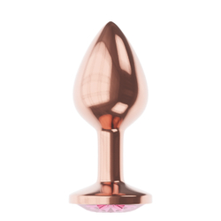 Анальная Пробка Diamond Quartz Shine L Розовое Золото 4023-02lola
