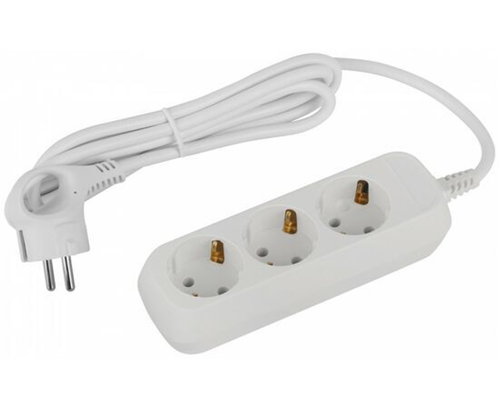 Удлинитель электрический UDL-16-315-E Greenline 3 розетки с заземлением 1.5м ПВС 3х1кв.мм Эра Б0065038