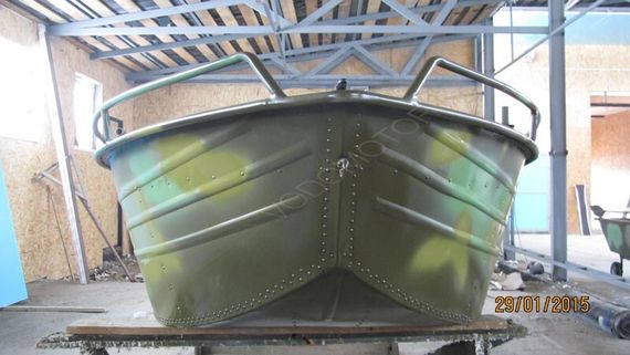 Алюминиевая моторно-гребная лодка Охотник 380