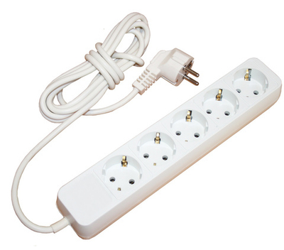 Удлинитель сетевой 5 гнезд 10м (Е05К-10)/АСТ Россия