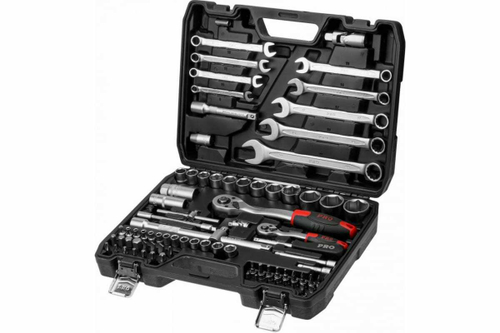 Набор инструментов STARTUL 1/4 , 1/2 6 граней 82 предмета PRO Stuttgart PRO-082S