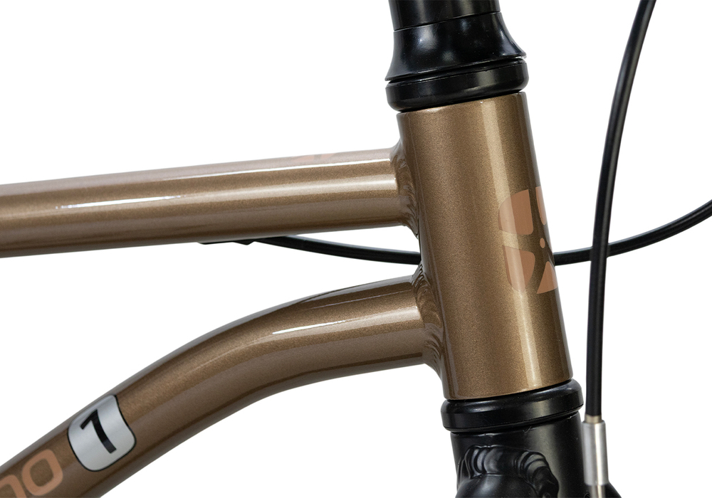 Велосипед 18'' Maxiscoo 1BIKE Бронзовый Матовый (2026)