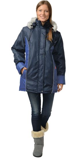 Куртка зимняя женская "Сириус-Карелия" (синий/василек)
