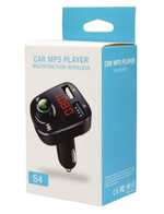 Автомобильный FM-трансмиттер S4 Bluetooth (черный)