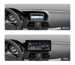 Магнитола Mercedes-Benz E C207 купэ левый руль 2012-2015 NTG 4.5 - Teyes LUX ONE монитор 12.3", Android 10, 6+128Гб, CarPlay, 4G SIM-слот