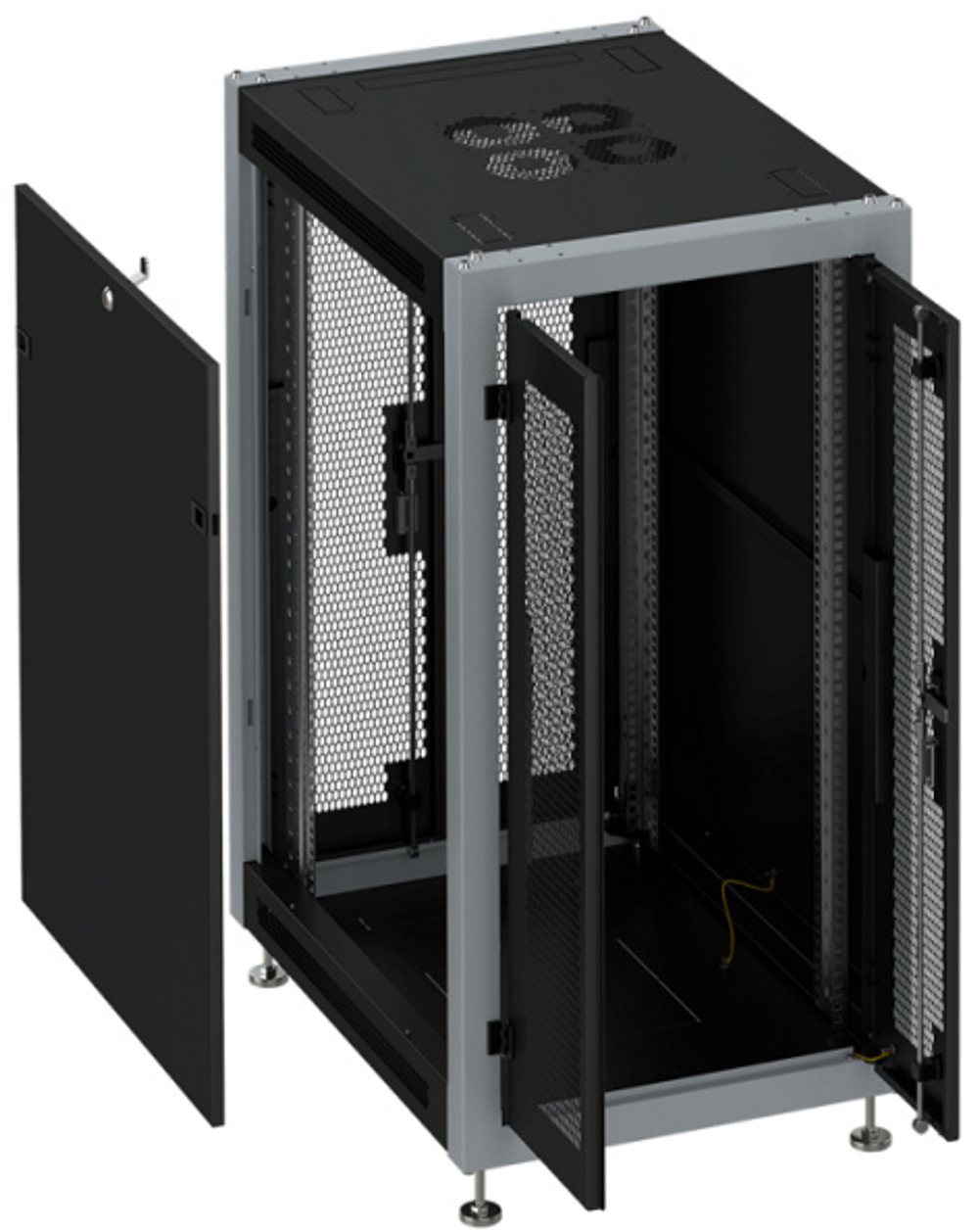 Шкаф напольный 19", 15U SYSMATRIX SL 6015.944