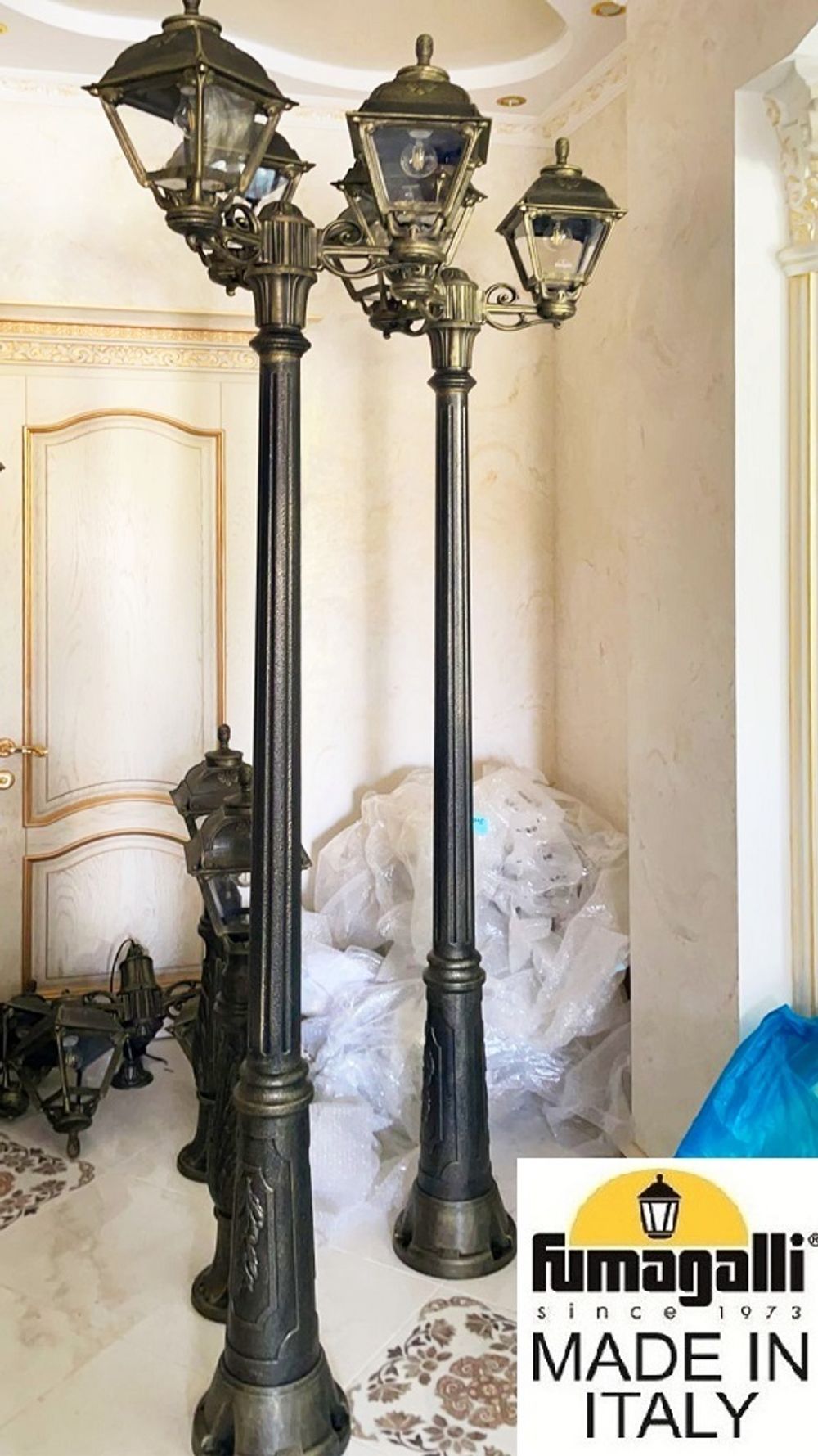 Садово-парковый фонарь FUMAGALLI RICU BISSO/CEFA 3L U23.157.S30.BXF1R