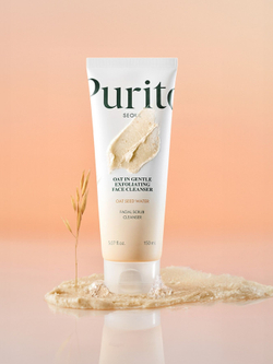Мягкая отшелушивающая пенка для умывания Purito OAT in Gentle Exfolianting Face Cleanser с овсом 150 мл