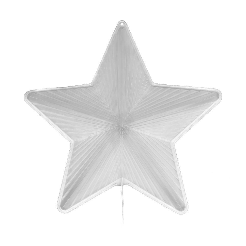 ULD-H4748-045-DTA MULTI IP20 STAR Фигура светодиодная Звезда. 47х48 см. Подвесная. 45 светодиодов. Красный. зеленый. синий свет. Провод прозрачный. TM Uniel.