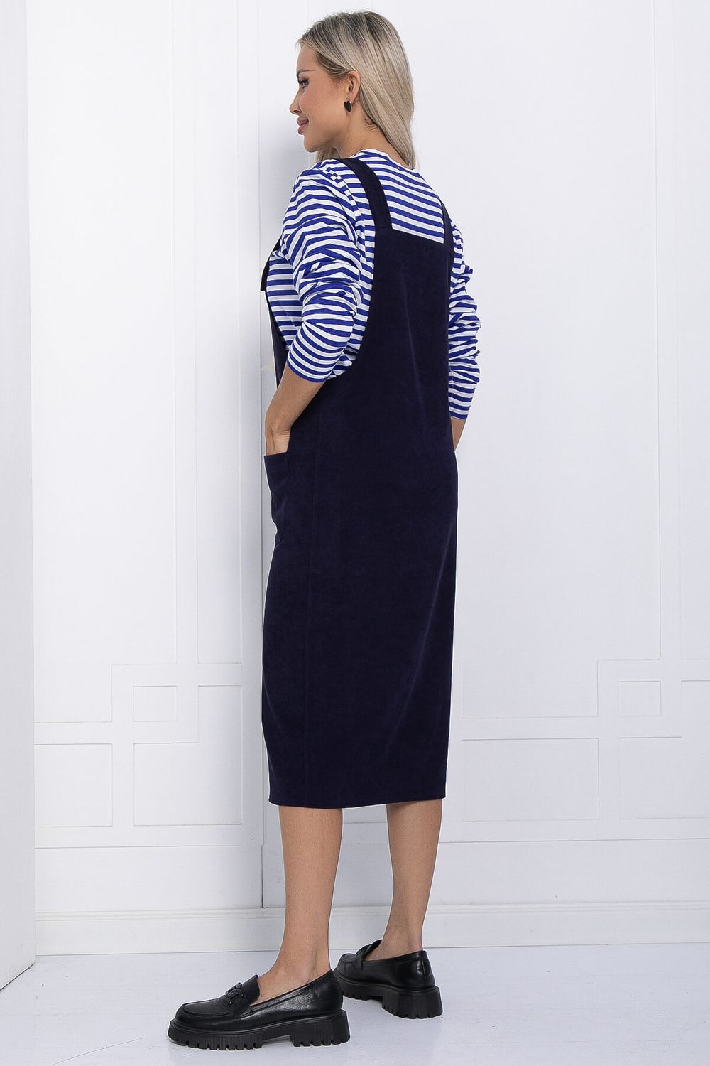 Сарафан Вельвета (синий) П12253-2 LT Collection