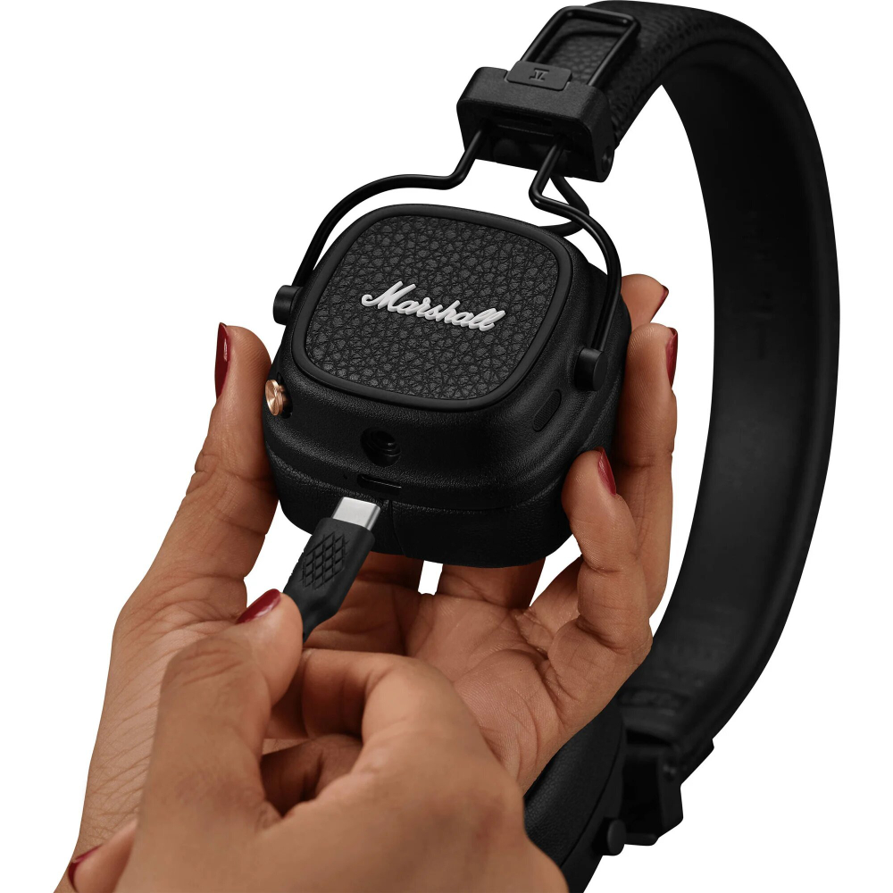 Наушники Marshall Major V, беспроводные, полноразмерные, черные