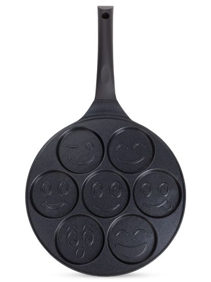 Сковорода для оладий 26 см. Kamille КМ 4211 индукция смайлики