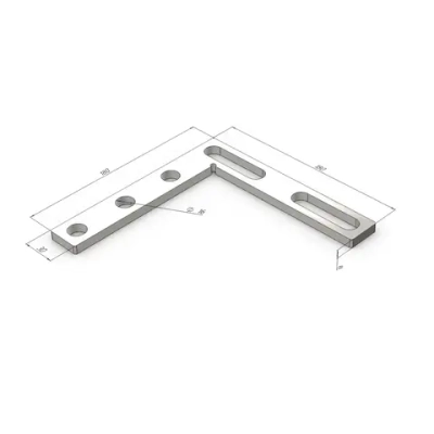 Угол 180*180*30*8 для сварочного, сборочного, монтажного стола. Оснастка для станка.