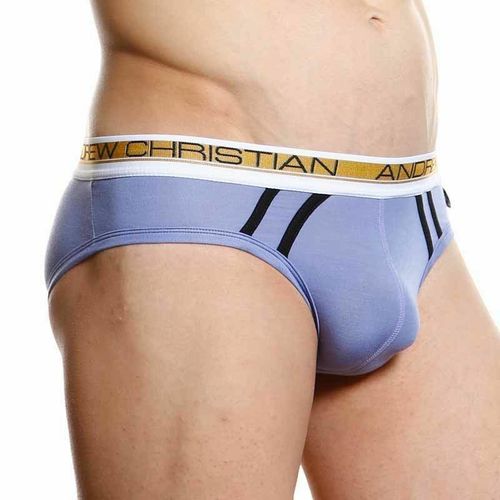 Мужские трусы брифы сиреневые Andrew Christian Slim Focus Brief