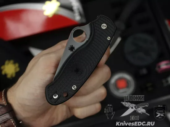 Нож складной Spyderco Para 3 C223PBK c клинком из стали CTS-BD1N, рукоять FRN