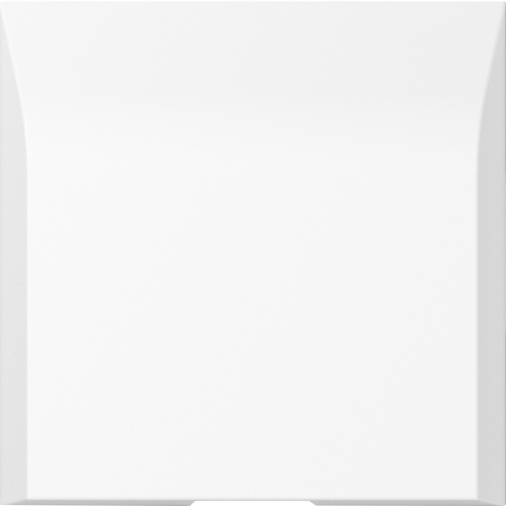 Кабельный вывод (накладка), глянцевый белый, серия A07