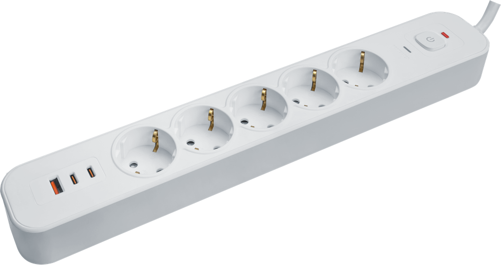 Сетевой фильтр Navigator 95 683 NSP-USB-05-500-ESC-3x1-PD20W