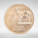 Zambia, 50 Ngwee, 1992 – Limited Edition Coin with Wildlife Theme, AU