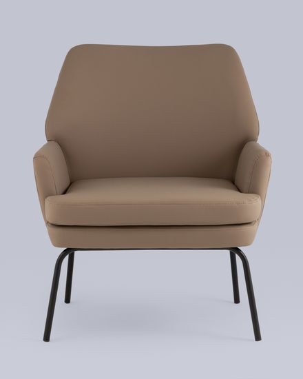 Кресло Харви экокожа капучино