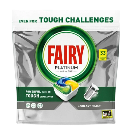 Капсулы таблетки для посудомоечной машины Fairy Platinum 32 шт